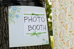 Wedding photo booth